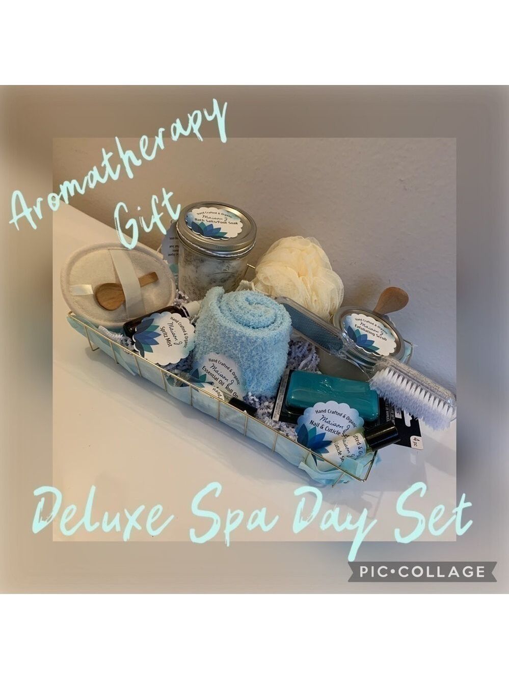 Aromatherapy Deluxe Spa Day Organic Bath Body Hand Feet